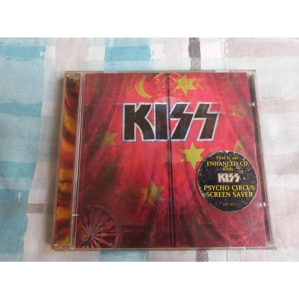 Cd Kiss Psycho Circus Capa Holográfica Americano Original