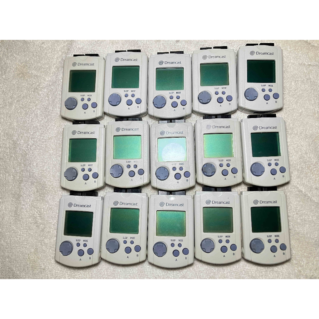 Vmu para console Sega Dreamcast Memory Card Branco Original Sega Baterias Novas Japão! Escolha