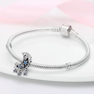Pulseira e Berloques Pandora Vivara Banhada a Prata 925