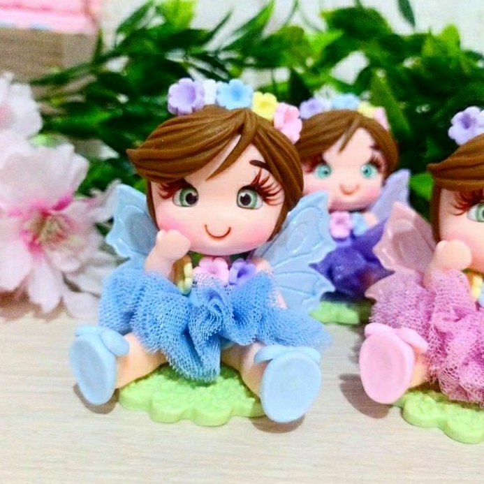 1Fada de Biscuit para Lembrancinhas Jardim Encantado em Oferta na Shopee