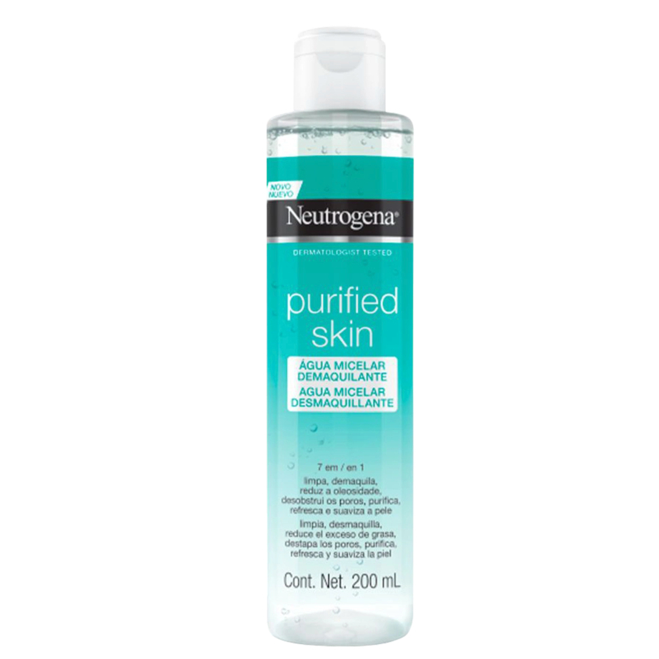 Água Micelar 7 em 1 Neutrogena Purified Skin 200ml em Oferta na Shopee