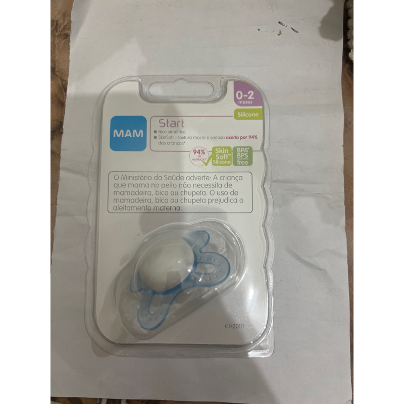 Chupeta Mam 0 a 2 meses personalizada