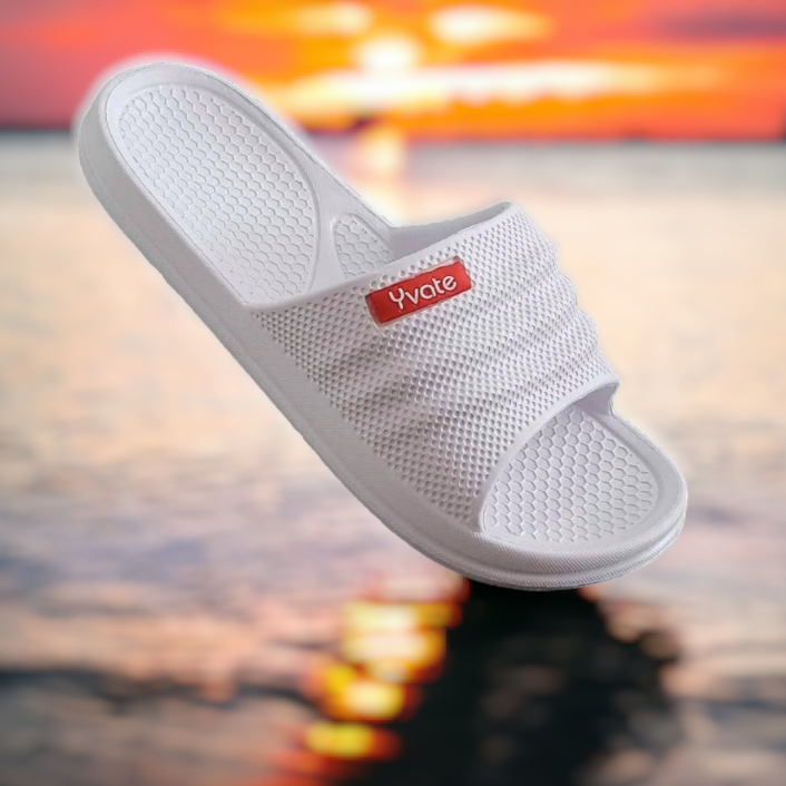 Chinelo Nuvem Slide Massageador Yvate Branco em Oferta na Shopee
