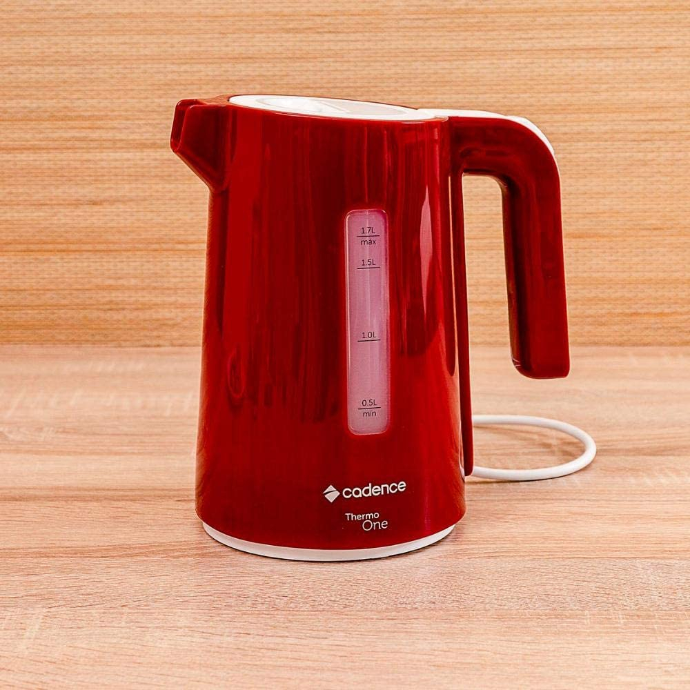 CHALEIRA ELETRICA CADENCE CEL381 220V COLORS 1,7L VERMELHA CEL381-220 CADENCE