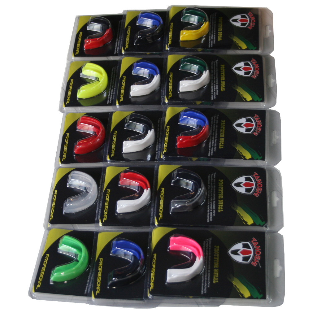 Protetor bucal profissional luta MuayThai Sanda Kickboxing Karate em Oferta na Shopee