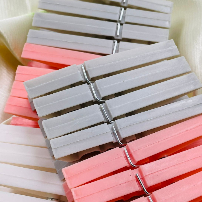 Conjunto 24 Prendedores Prendedor de Roupa Roupas 8cm De Plástico Multiuso Universal Multicolorido