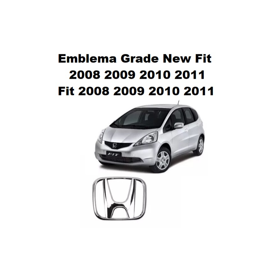 Emblema Honda Logo H Da Grade Dianteira New Fit 2009 A 2014 5200