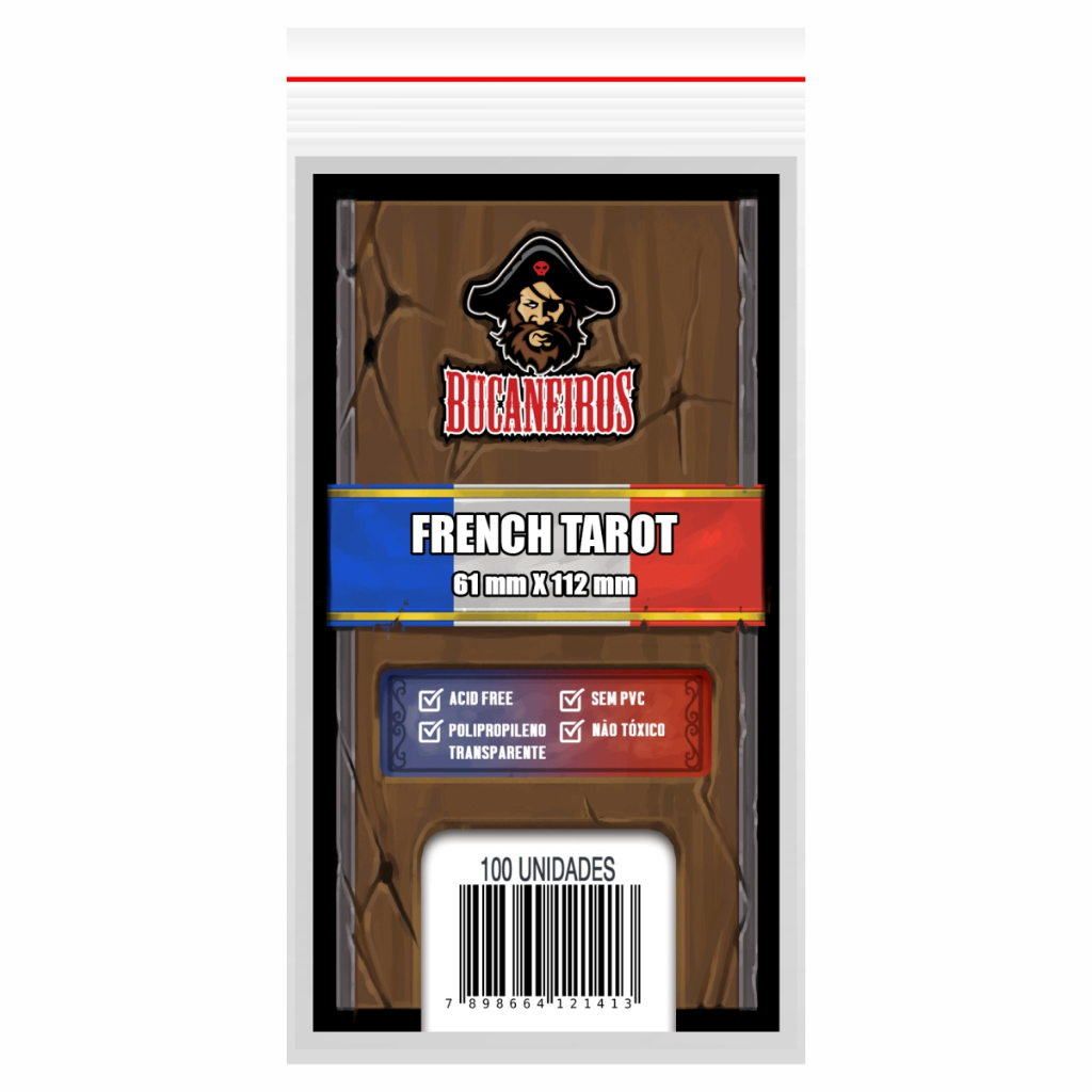 Sleeves / Shields French Tarot Bucaneiros 61 X 112mm em Oferta na Shopee