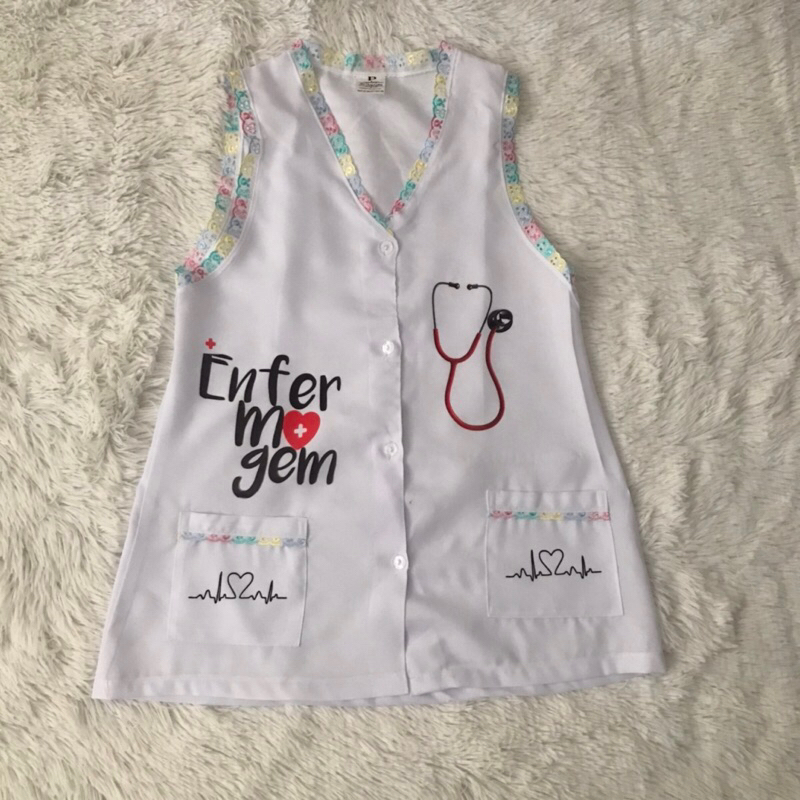 Avental Jaleco Feminino Enfermagem