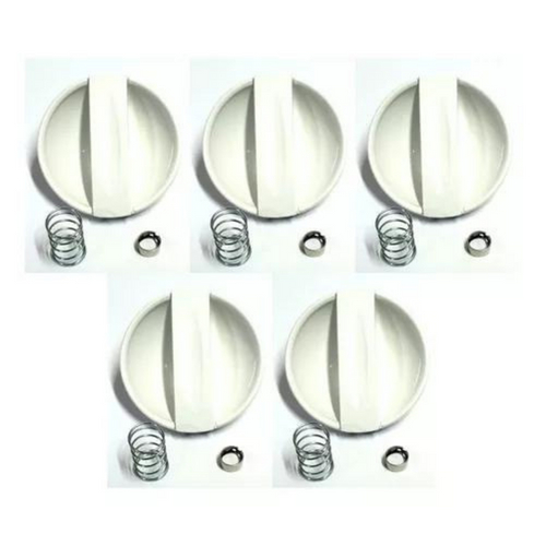Kit Com 5 Botão Timer Completo Para Lavadora Electrolux Top 8 Mola/trava