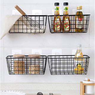 Cesta Com Adesiva Adesivo De Organizadora Suporte Para Shampoo Porta Sabonete Metal Multiuso Casa Em Cozinha Banheiro Armazenamento Rack