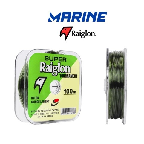Linha Super Raiglon Monofilamento 100m Verde - Varias Medidas