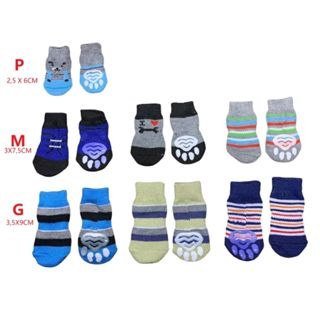 Meias Pet Antiderrapante para Cães e Gatos Linda