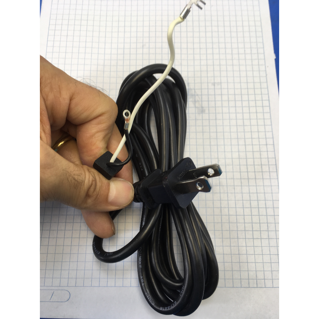 Fio Rabicho Cabo V 9000 /v 5000 Plug Padrão tipo A(chato) 2,45 metros. Original Wahl