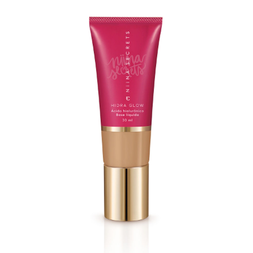 Base Líquida Niina Secrets Hidra Glow 30ml - Diversas Cores