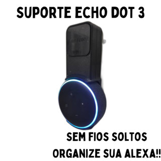 Suporte de Tomada para alexa Echo dot 3