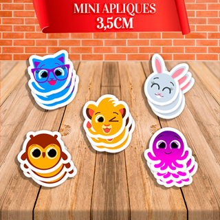 50 Apliques 3,5cm Bolofofos em Oferta na Shopee