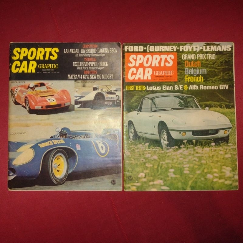 Revistas Sports Car - Lote de 2 unidades