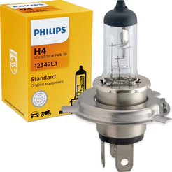 Lâmpada Farol H4 Philips Original Standard 60/55w 12v 12342c1