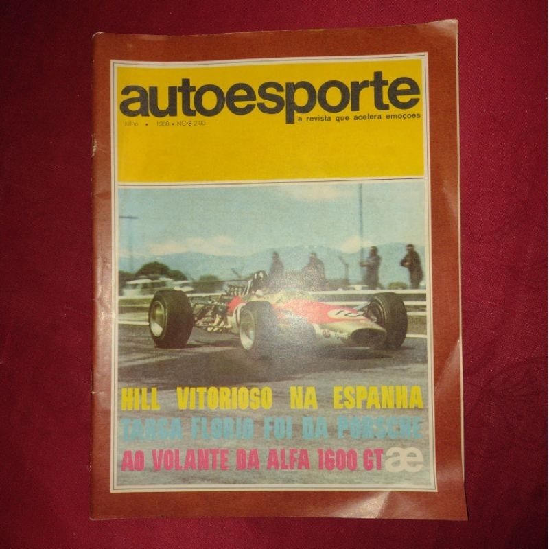 Revista Auto Esporte - Julho de 1968