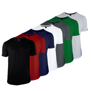 Kit 6 Camisetas Masculina Básica Lisa Algodão 100% Confortável Academia Treino Sortidas