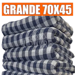20 Pano De Chao Xadrez Grande 70x45 saco de limpeza xadrez, pano de limpeza, pano multiuso