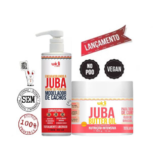 Juba Butter Oil Nuticao Intensa e Creme de Pentear Encaracolando Juba 500ml Widi Care