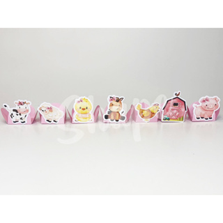 Forminhas de doces Fazendinha Rosa Aquarelado em Oferta na Shopee