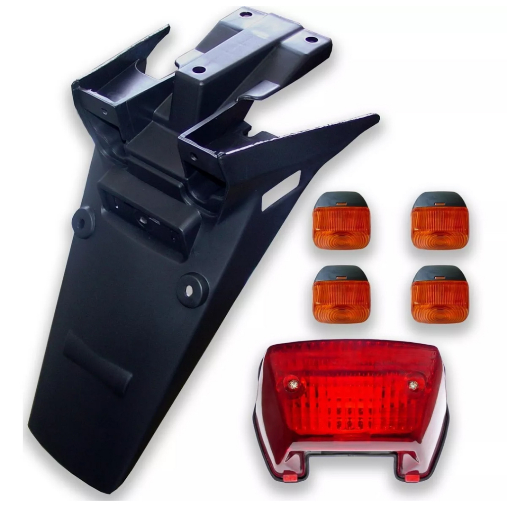 Paralama Suporte Placa Piscas E Lanterna Xr 250 Tornado Paramotos