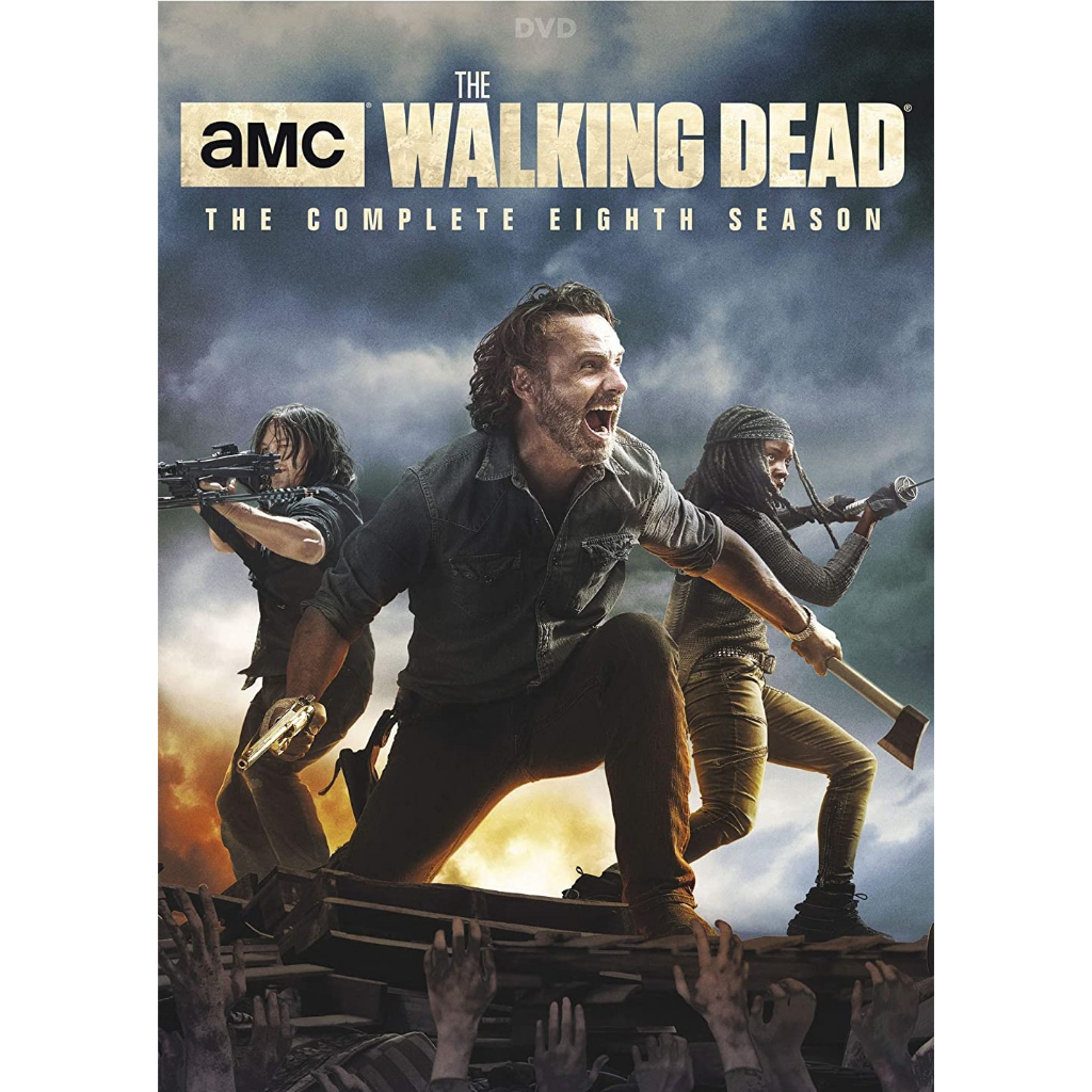 DVD de autoração própria Série The Walking Dead Temporada 8 Edição especial com videos extras Dublado / Legendado