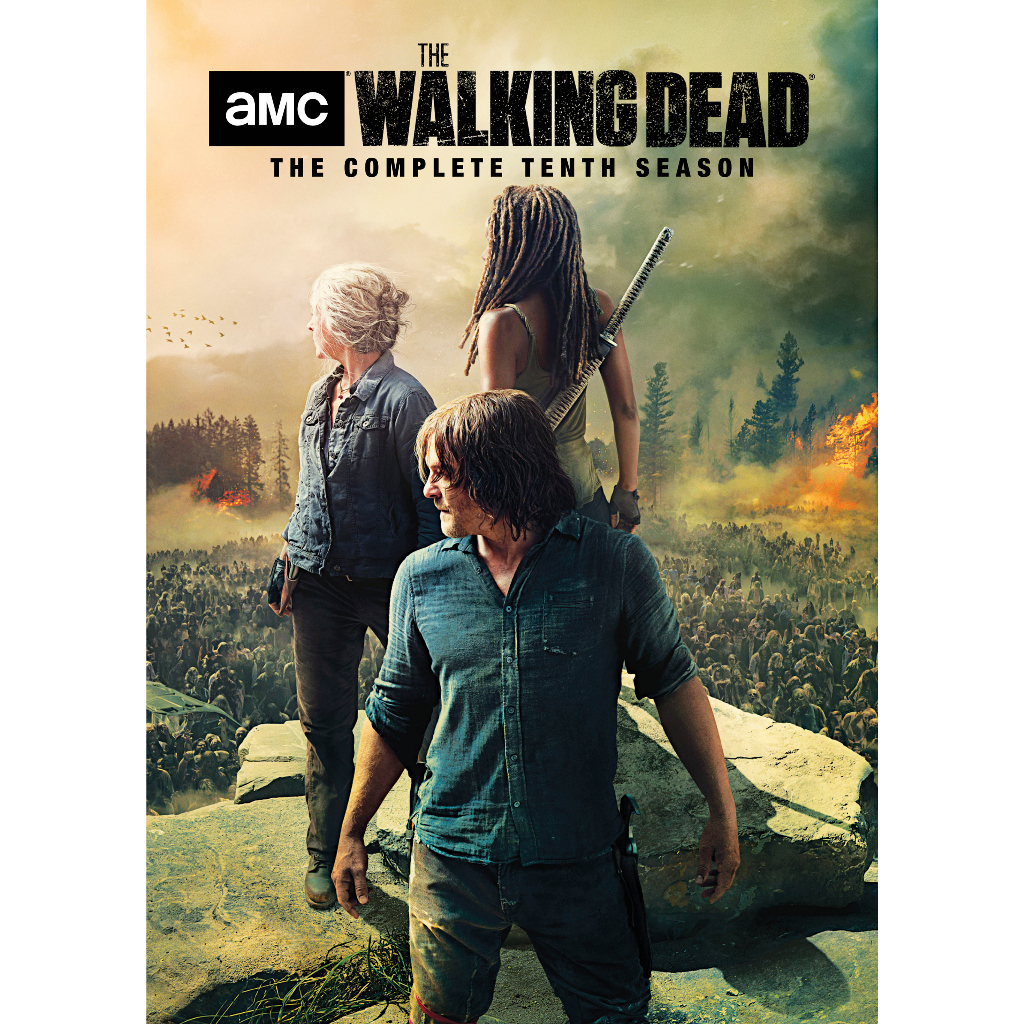 DVD de autoração própria Série The Walking Dead Temporada 10 Edição especial com videos extras Dublada / Legendada