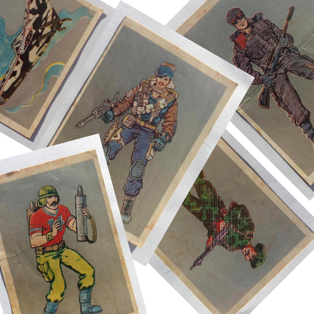 Figurinhas Comandos em Ação Gijoe - Valor Unitário - Estrela 1987 Ed Cedibra