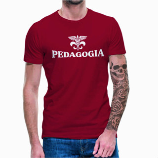 Camiseta Curso Pedagogia Camisa Professora Pedagoga Varias Cores Pronta Entrega 100% Algodão Faculdade