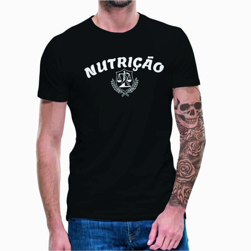 Camiseta Nutrição Camisa Nutricionista Varias Cores Pronta Entrega Curso Nutri Faculdade 100% Algodão