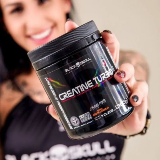 Creatina Turbo 300g Black Skull Creatine Monohidratada Blackskull