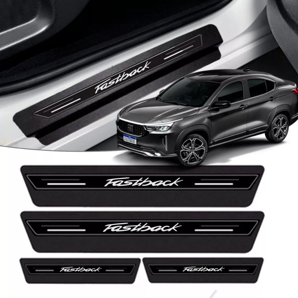 Kit Soleira Protetor Porta Premium Fiat Fastback 2022 2023