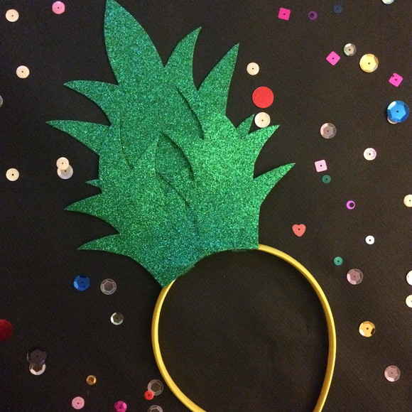 Tiara Abacaxi - halloween - carnaval-fantasia