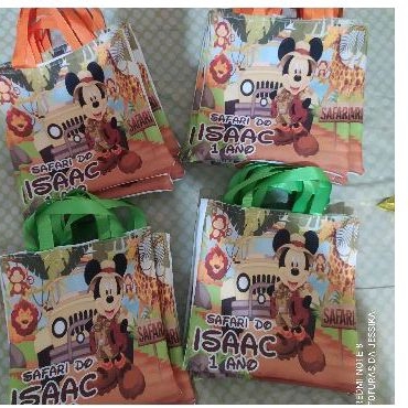 Detalhes do 35 bolsinhas personalizada 20x20