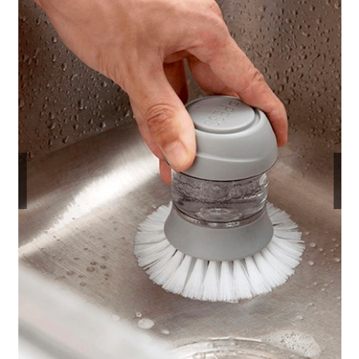 Escova | Escovinha Com Dispenser De Detergente Para Louça