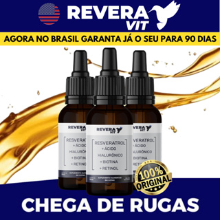 KIT REVERAVIT Original Resveratrol Americano Em Gotas (5 frascos)
