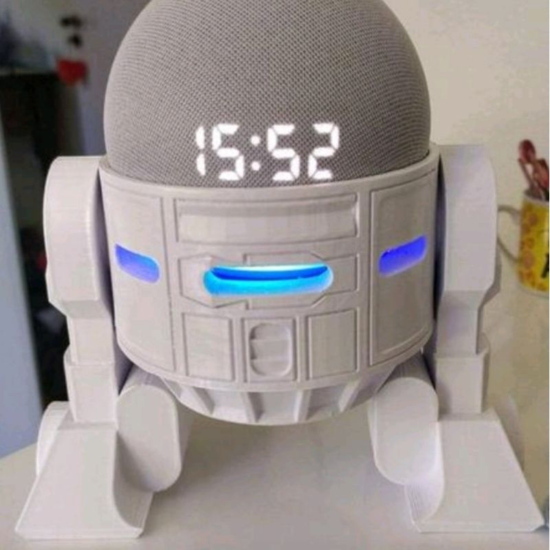Suporte Alexa Echo Dot 4a Geração Star Wars Droid R2D2