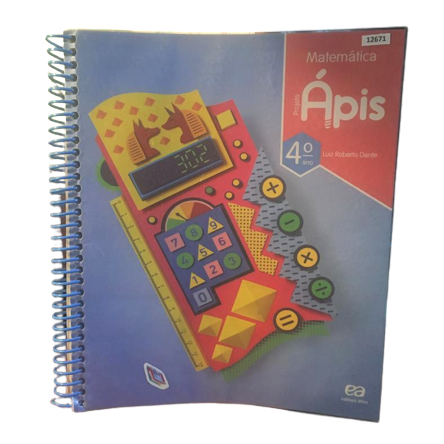 Livro Projeto Ápis Matemática 4º ano; Dante