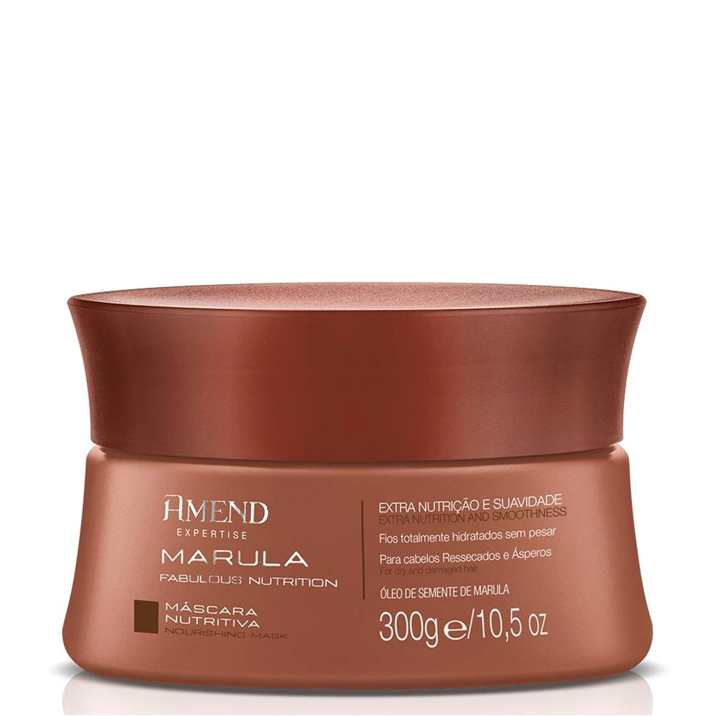 MÁSCARA NUTRITIVA EXPERTISE MARULA FABULOUS NUTRITION 300G AMEND — imagem 1