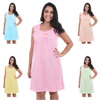 Promoção Kit 3 Camisola Senhora Idosa Confortavel Malha Macia