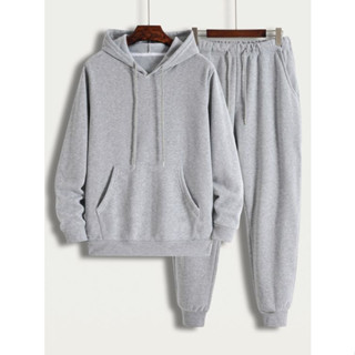 Conjunto feminino inverno blusa + calça moletom