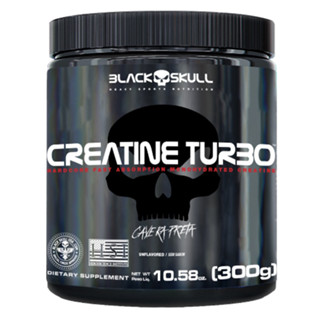 Creatina Monohidratada Creatine Turbo 300g - Black Skull