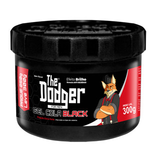 Gel Cola 300g Black -The Dodger- Gel com coloração Preta para disfarçar grisalhos e Pigmentar