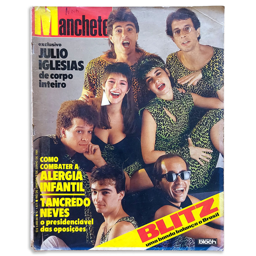 Revista Manchete 1677 9/6/1984 Julio Iglesias Blitz Trancredo S2