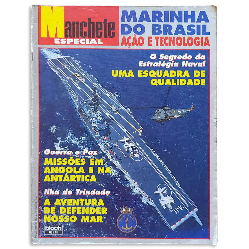 Revista Manchete Esp. Marinha Do Brasil Ação E Tecnologia - Julho 1996 s2