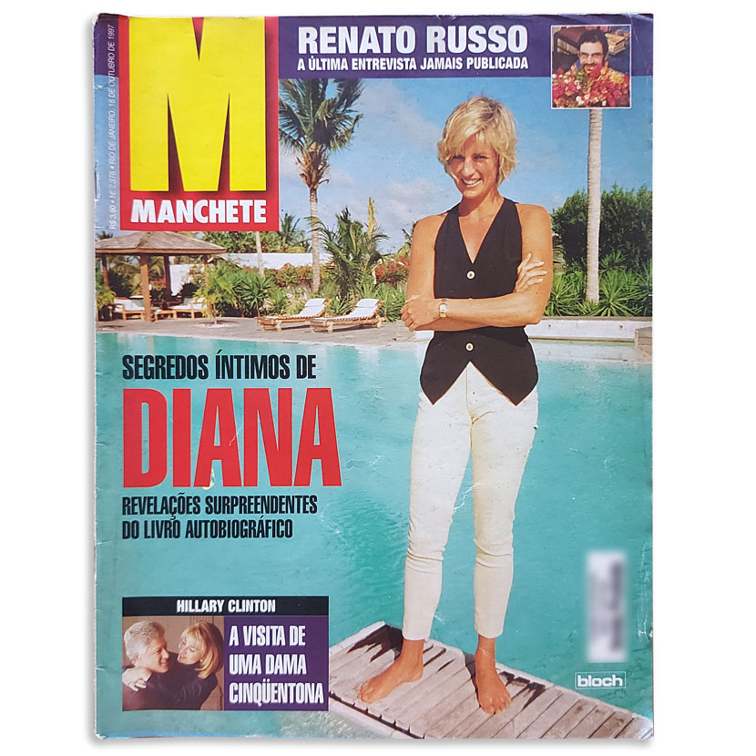 Revista Manchete 2376 18/10/1997 Segredos Princesa Diana / Renato Russo S2